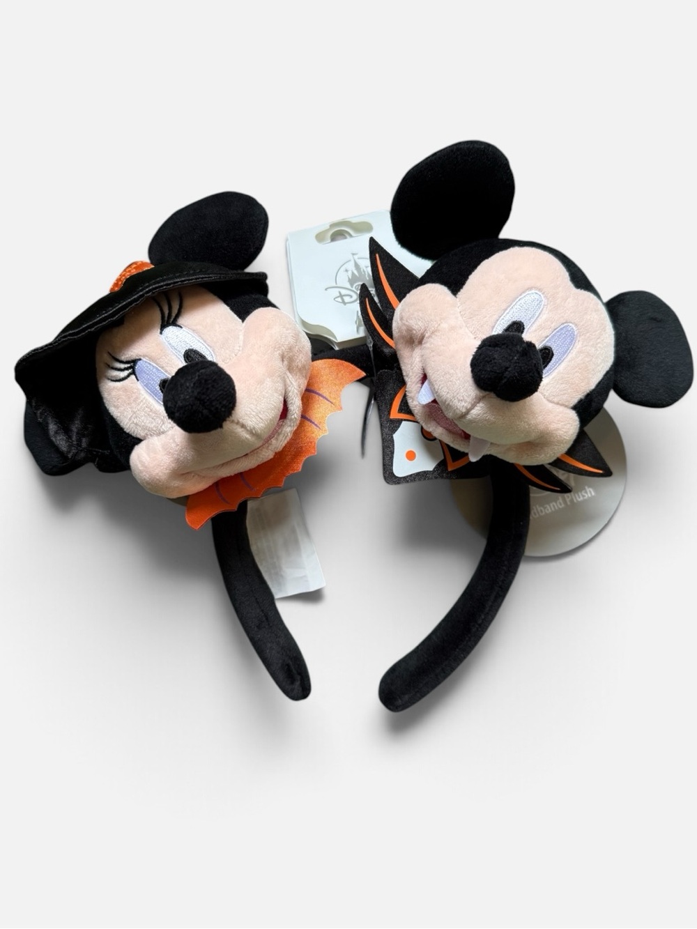 Authentic Disney Create Your Own Minnie & Mickey Halloween Plush Headband - NWT